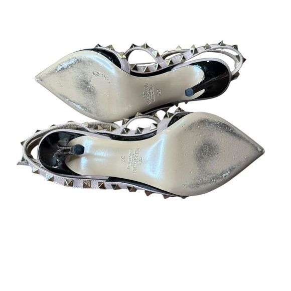 Valentino Garavani Patent Leather Rockstud Heels (37) - Picture 10 of 11